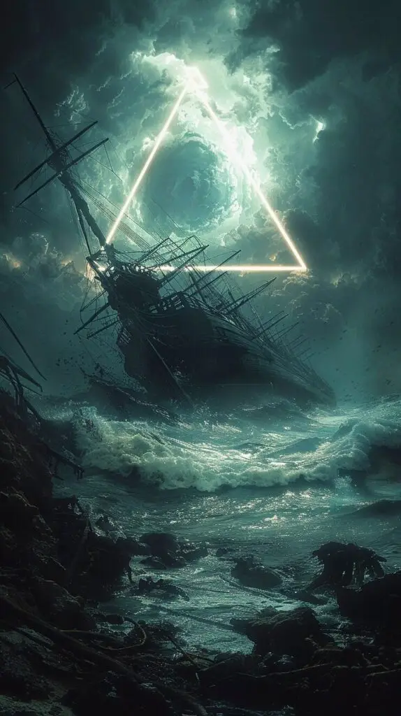 Bermuda triangle map