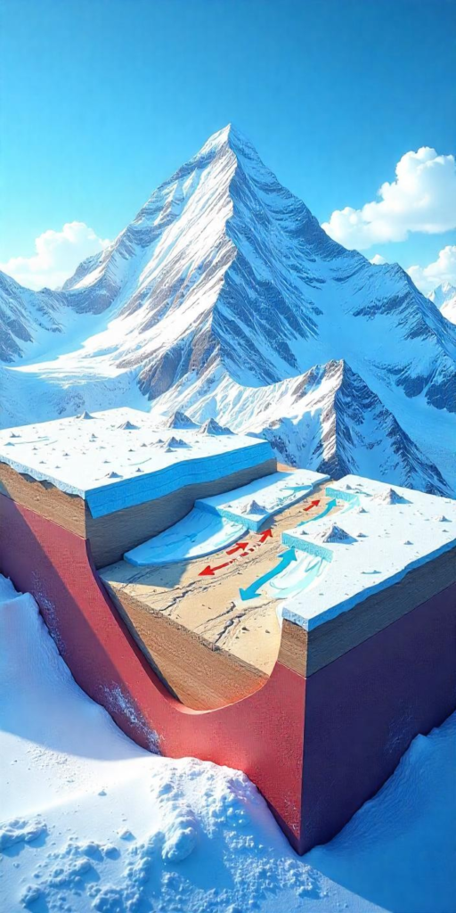 north face of mount Everest